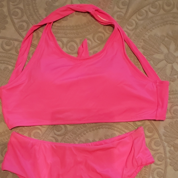Shein Hot Pink Swimsuit - Picture 1 of 5